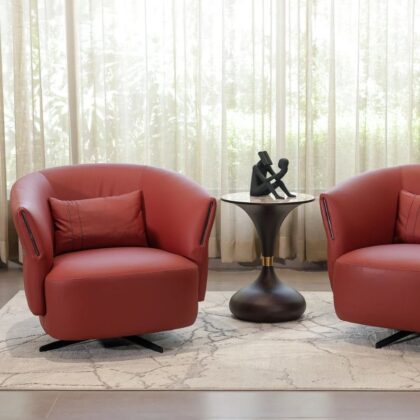 Ruby Royale Swivel Lounge Chair