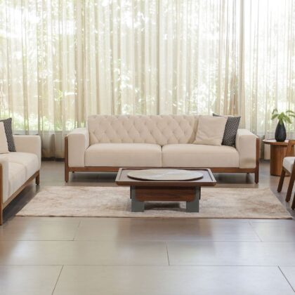 Royal Haven Premium Wooden Sofa Set