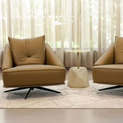 Urban Glide Leather Lounge Chair